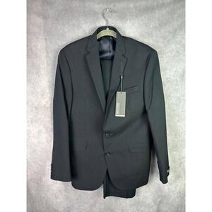 Kenneth Cole Reaction Mens 40R 33W Navy Pinstripe Suit Separates Jacket Pants